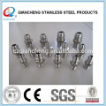 Customized stainless steel hydraulic pipe fitting Metric Thread fitting